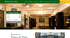 Desktop Screenshot of princedeparis.com